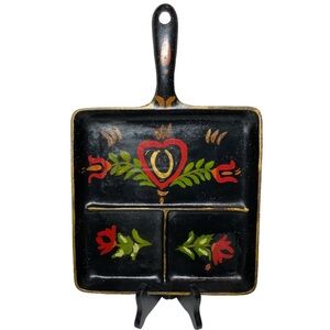 Vintage Wagner Ware Sidney - O - Bacon & Egg Breakfast Skillet Cast Iron #1101